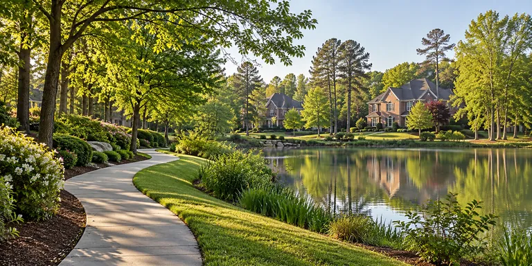Illustrative landscape inspired by Midlothian, Virginia