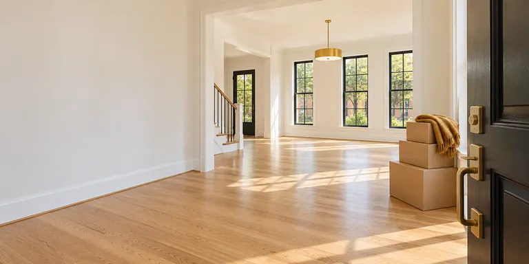 Illustrative clean home interior