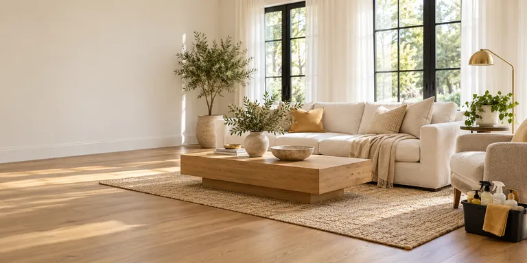 Illustrative clean home interior